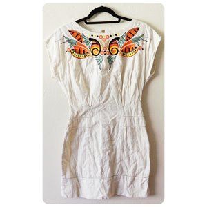 French Connection Owl Embroidered Dress Size 2